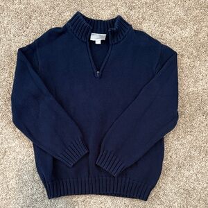 Little English boys Navy Blue Sweater. Size 6. Excellent condition